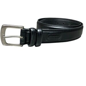 Columbia Men's  Leather Belt S 30‎ - 32 Ribbed  Black  11CO120Z19